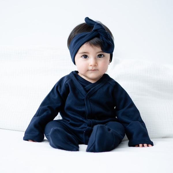 Bandita Nudo en Azul Cielo - accesorio para bebe Mae & Mini - Mae & Mini