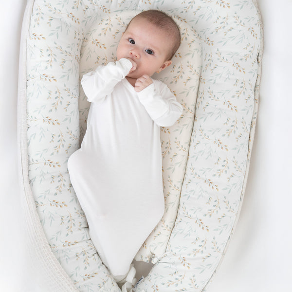 Pijama Nudo en color Blanco Nube - pijama para bebe - Mae & Mini