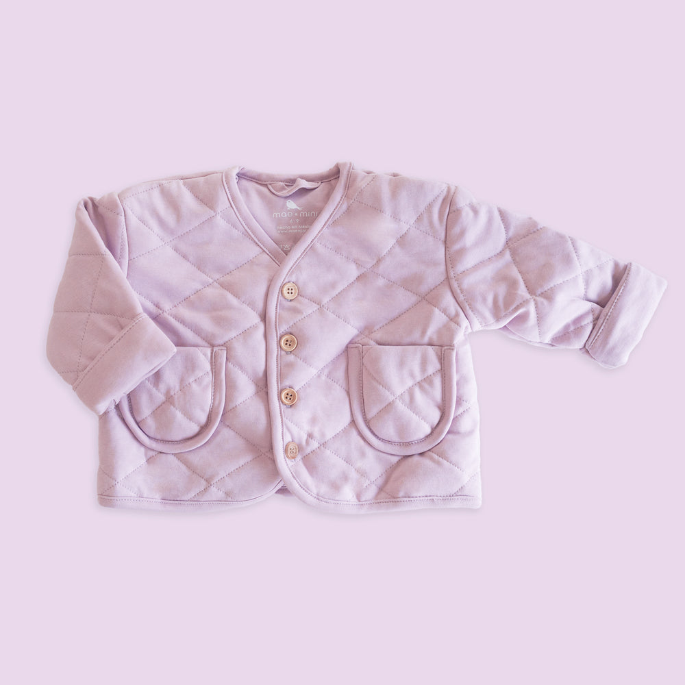 Chamarra Acolchada - chamarra para bebe de algodon pima Mae & Mini
