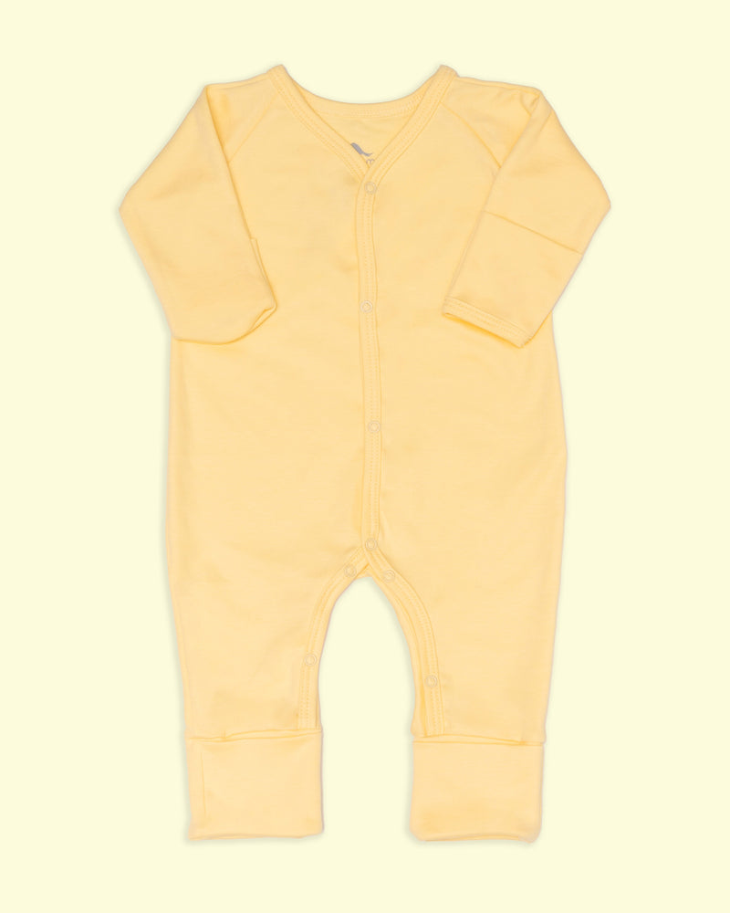 [mm-color:Amarillo Bebé] Mameluco en color Amarillo Bebé mameluco para bebe