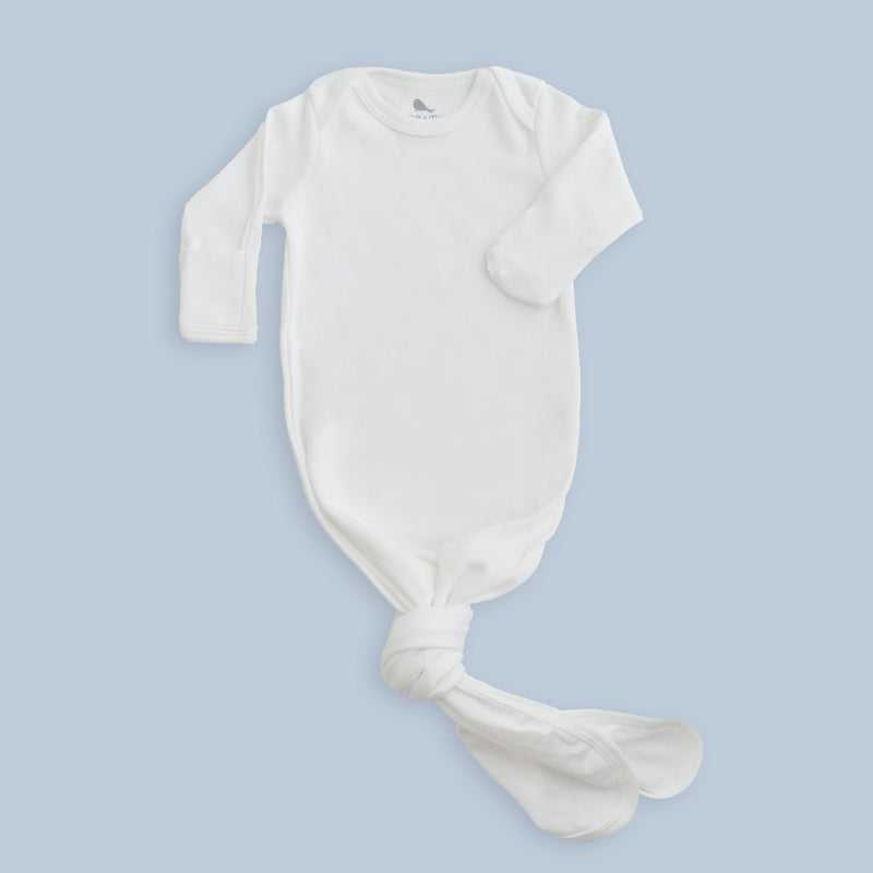 Pijama Nudo de algodon pima organico para bebe - Mae & Mini