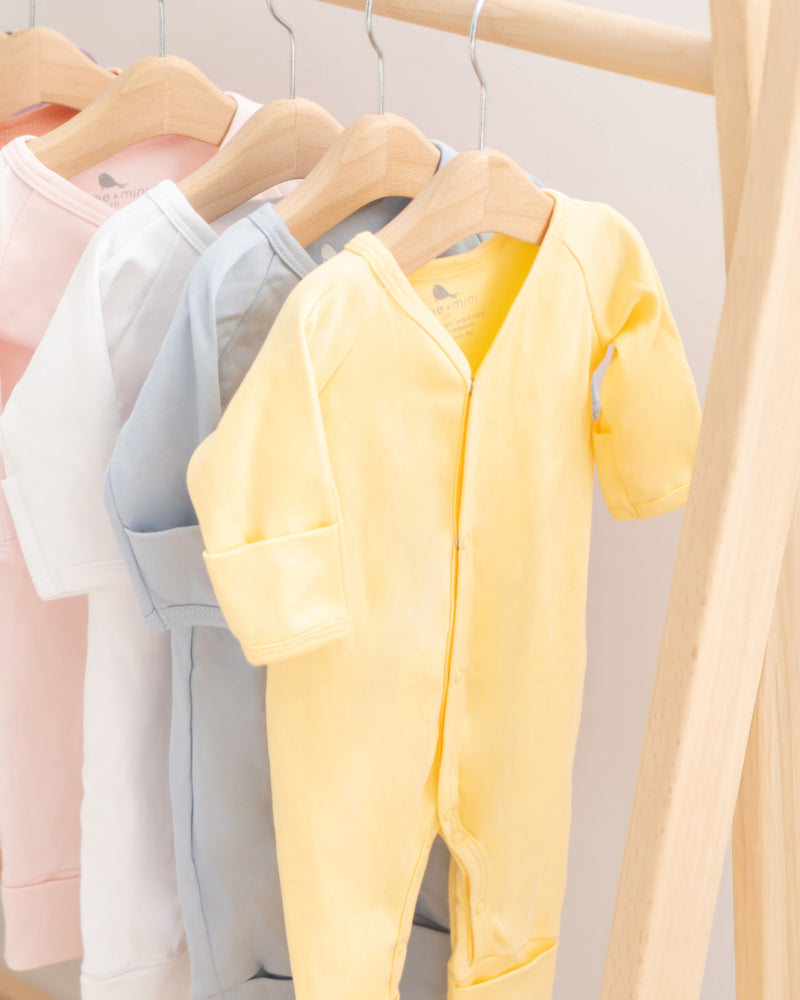 [mm-color:Amarillo Bebé] Mameluco en color Amarillo Bebé mameluco para bebe