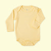 Pañalero Manga Larga en color Amarillo Bebe - body para bebe