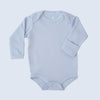 Pañalero Manga Larga en Azul Cielo - ropa organica para bebe