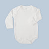 Pañalero Manga Larga Blanco Nube - algodon pima certificado GOTS