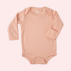 Pañalero Manga Larga Rosa Bebe - body para bebe Mae & Mini