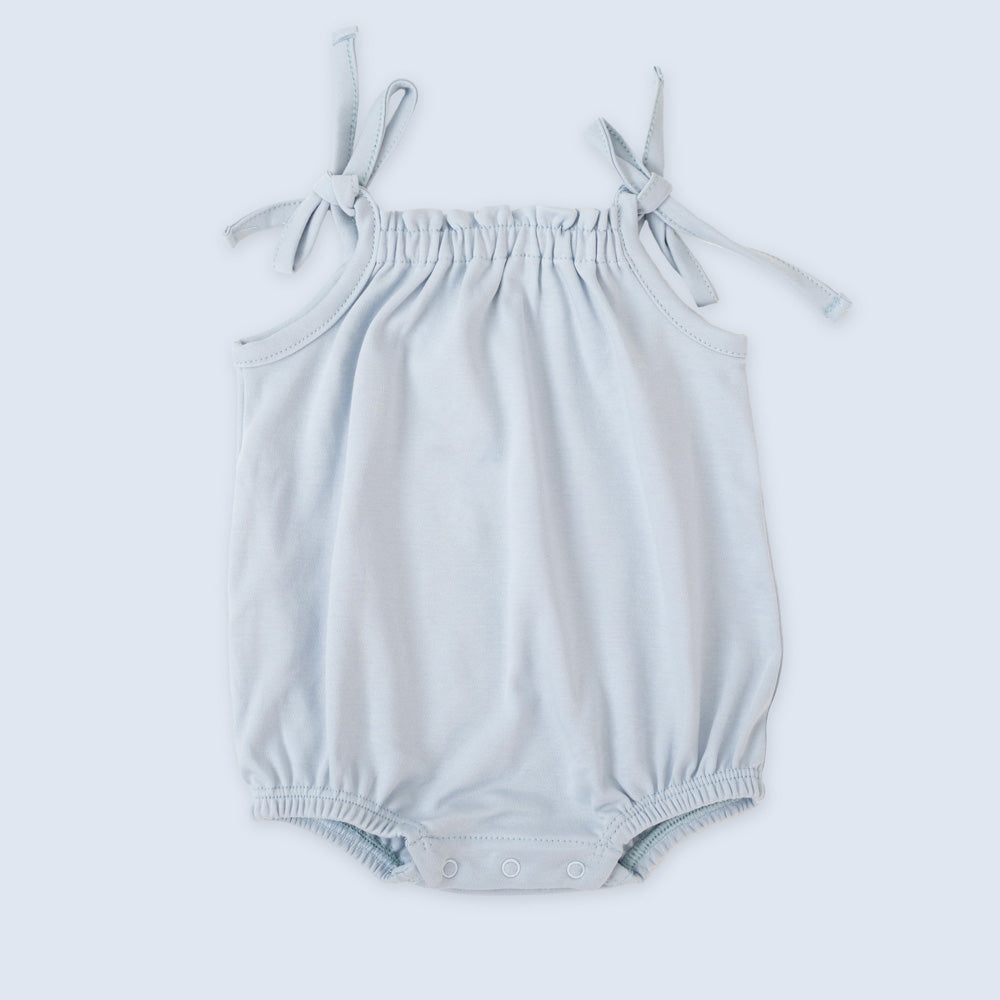 Pañalero de Lazos Azul Cielo - body para bebe Mae & Mini
