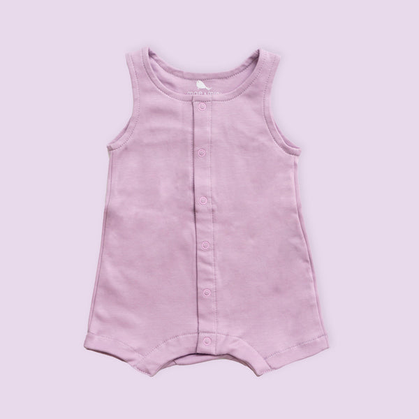 Overol Corto - overol para bebe de algodon pima Mae & Mini - Mae & Mini