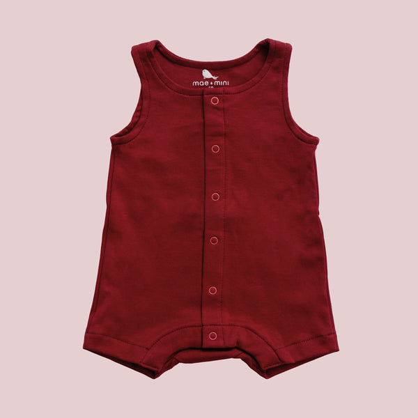 Overol Corto en color Amarillo Bebé - ropa organica para bebe - Mae & Mini