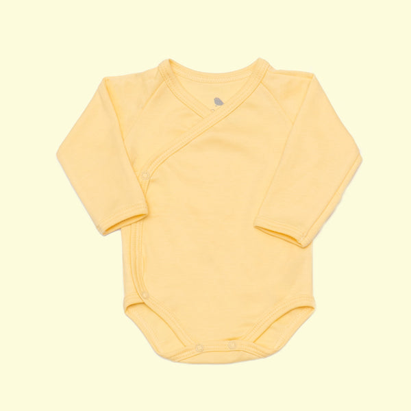 Pañalero Envolvente Amarillo Bebe - algodon pima certificado GOTS - Mae & Mini