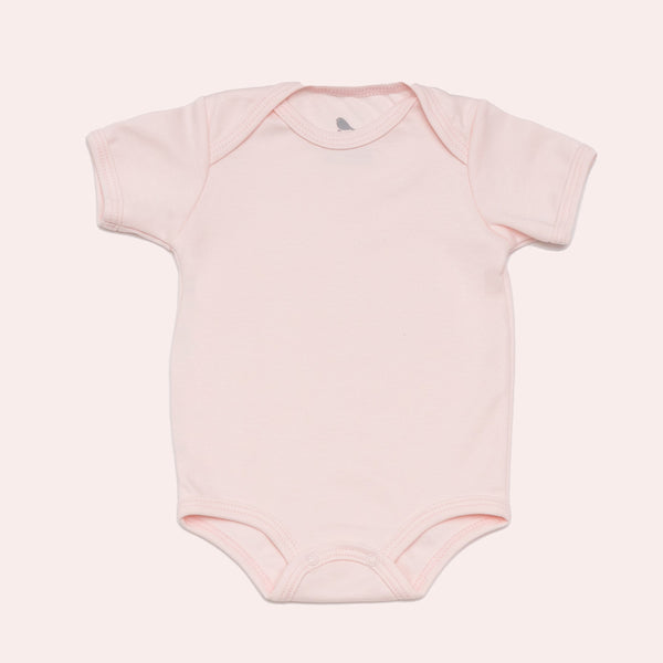 Pañalero Manga Corta Rosa Bebe - body para bebe Mae & Mini - Mae & Mini