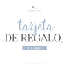 Tarjeta de Regalo en color $1,000.00 - ropa organica para bebe