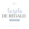 Tarjeta de Regalo en $2,000.00 - algodon pima certificado GOTS