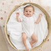 Set de Tres Pañaleros en Blanco Nube - ropa organica para bebe